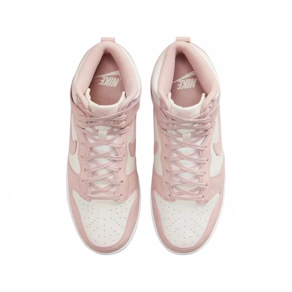 NEW NIKE women's dunk high sneakers in phantom pink - Picture 5 of 10